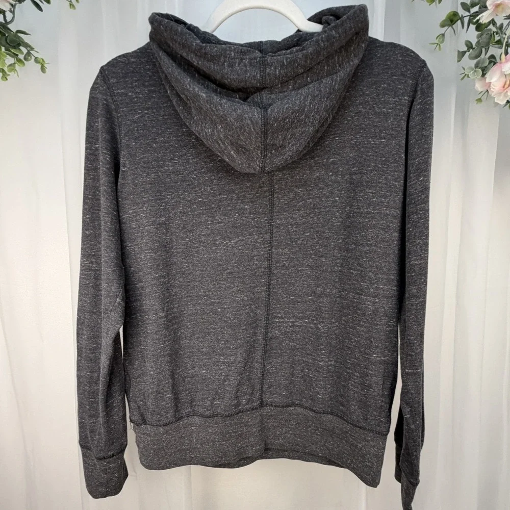 NIKE Workout / Running Hoodie Kids L  Heather Gray ~ JUST DO IT